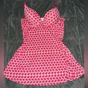 Pink Heart Patterned Slip